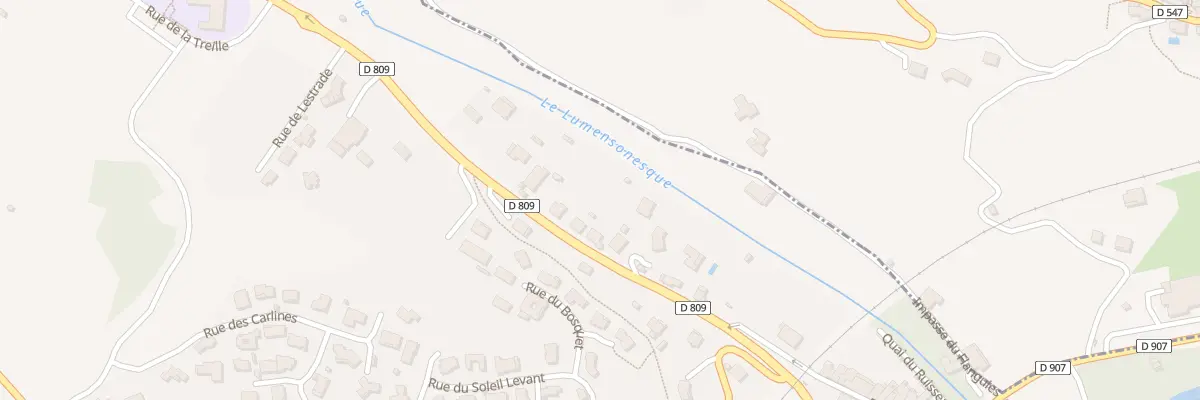 Plan du 10 Rue de la Brézègue à Aguessac