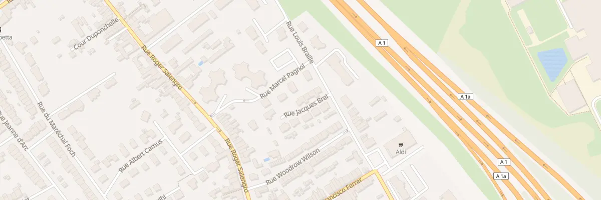 Plan du 8 Rue Jacques Brel à Ronchin