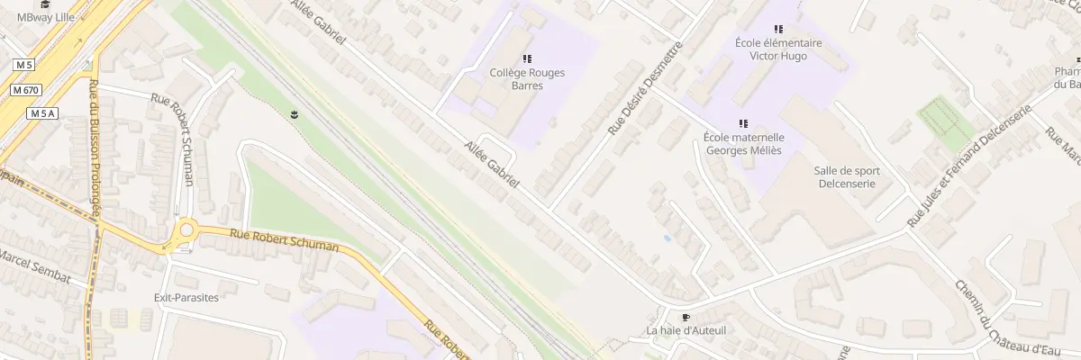 Plan du 58 Rue Désiré Desmettre à Marcq-en-Barœul
