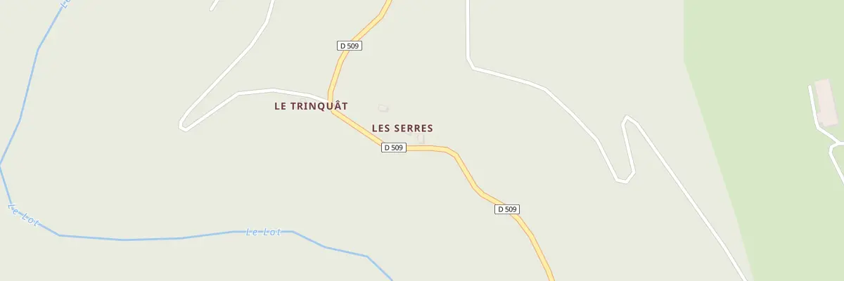 Plan du 2 Les Serres à Saint-Laurent-d’Olt