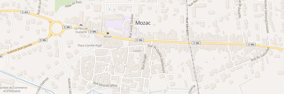 Plan du 2 Rue Rouger à Mozac