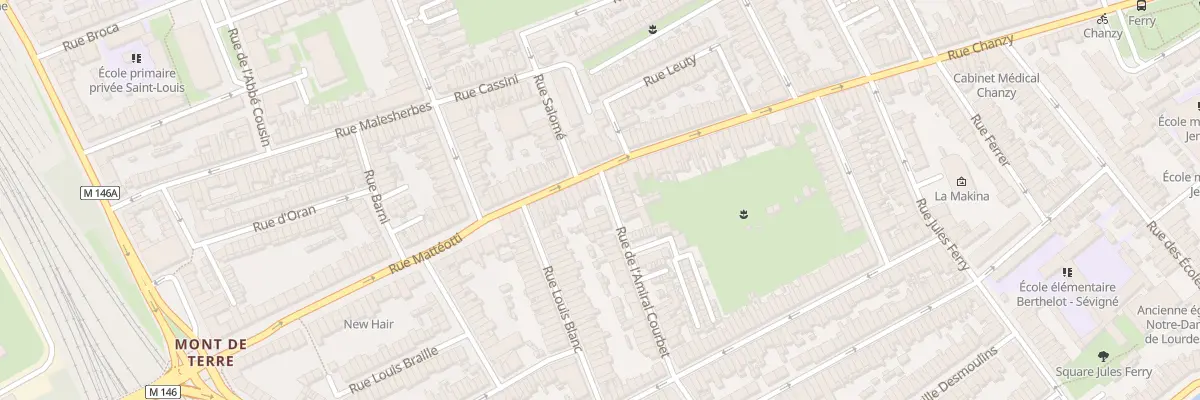 Plan du 351 Rue Chanzy Hellemmes à Lille