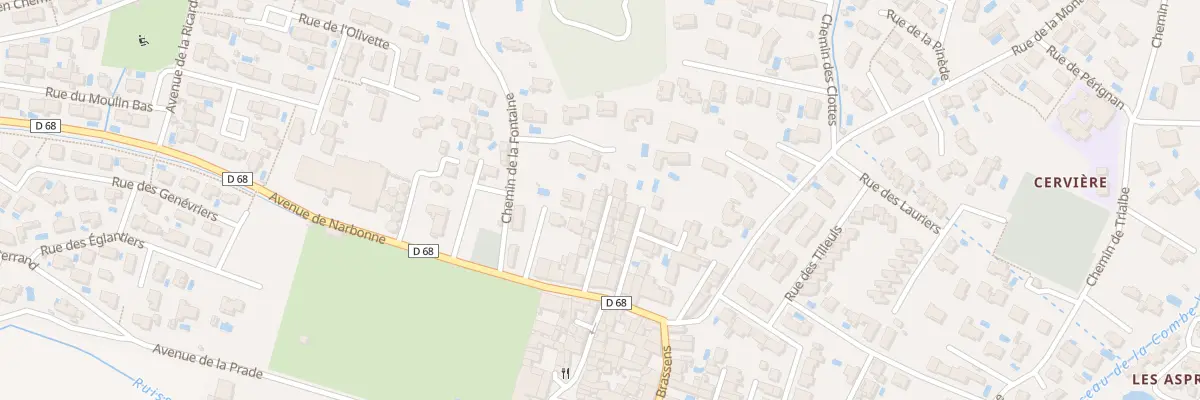 Plan du 10 Rue de Porte Belle à Armissan
