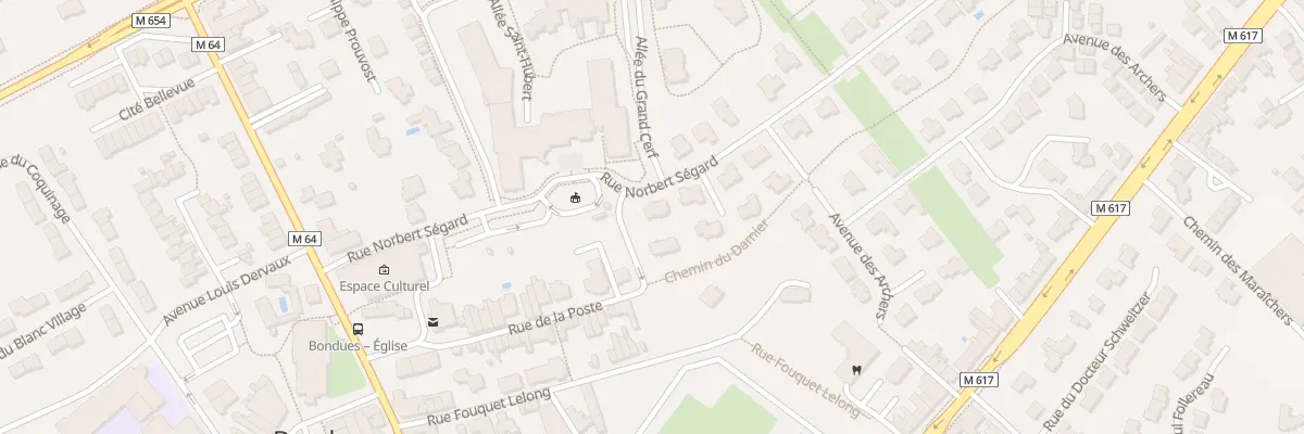 Plan du 2B Rue Norbert Segard à Bondues