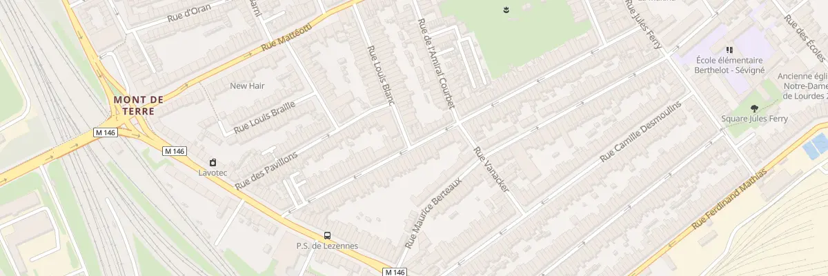 Plan du 57 Rue J J Rousseau Hellemmes à Lille