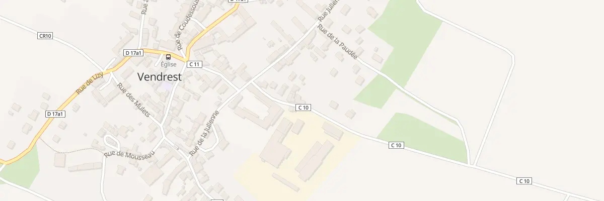Plan du 3 Rue des Fossettes à Vendrest