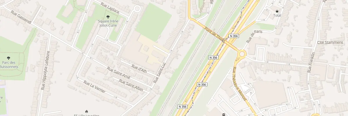 Plan du 152 Rue Saint-Luc à Lille