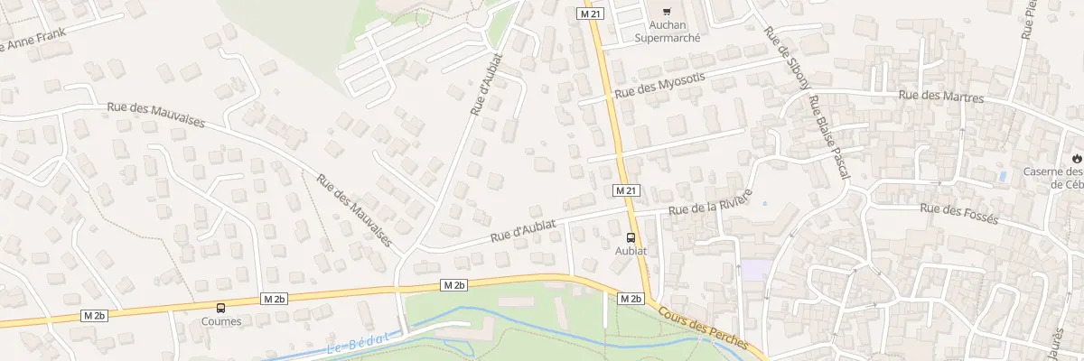 Plan du 8 Rue d’Aubiat à Cébazat