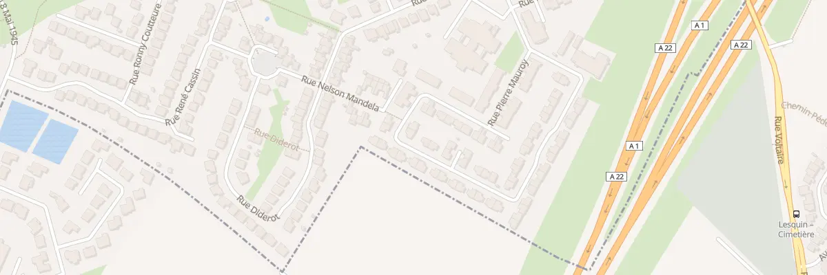Plan du 44 Rue Pierre Mauroy à Ronchin