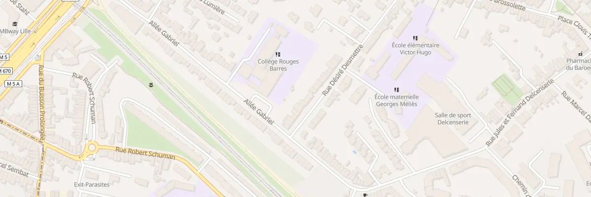Plan du 48 Rue Désiré Desmettre à Marcq-en-Barœul