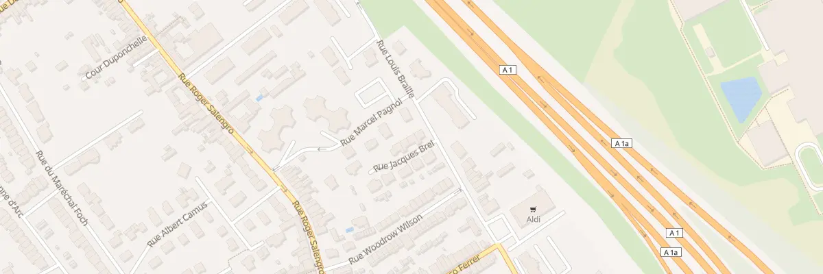 Plan du 4 Rue Jacques Brel à Ronchin