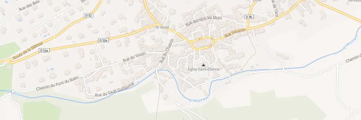 Plan du 7 Rue de la Bourgeade à Chanonat