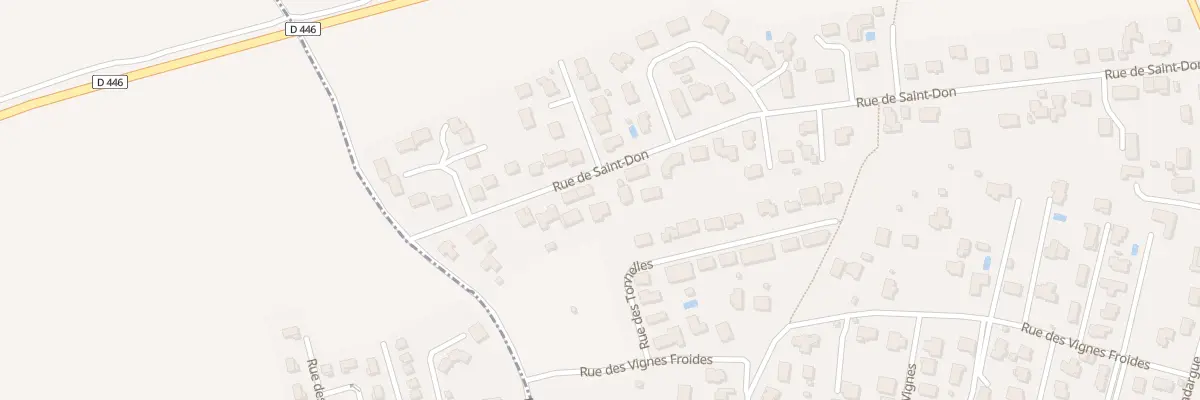 Plan du 54 Rue de Saint Don à Riom