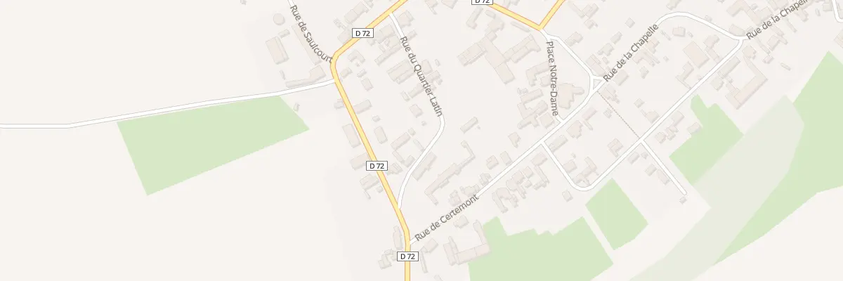 Plan du 12 Rue du Quartier Latin à Villers-Faucon