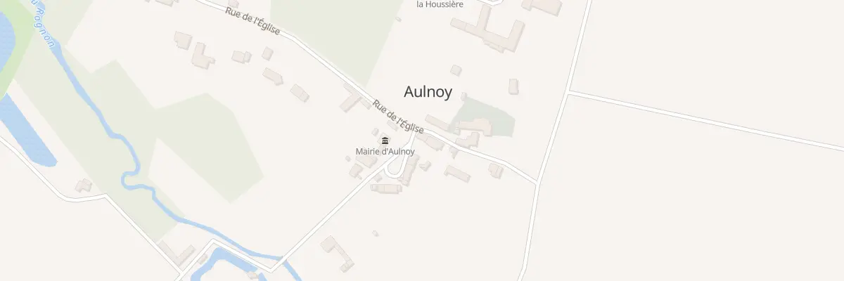 Plan du 100 Le Bourg d’Aulnoy à Aulnoy
