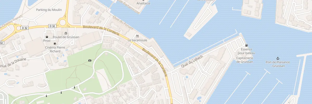 Plan du 15 Quai de la Capitainerie à Gruissan