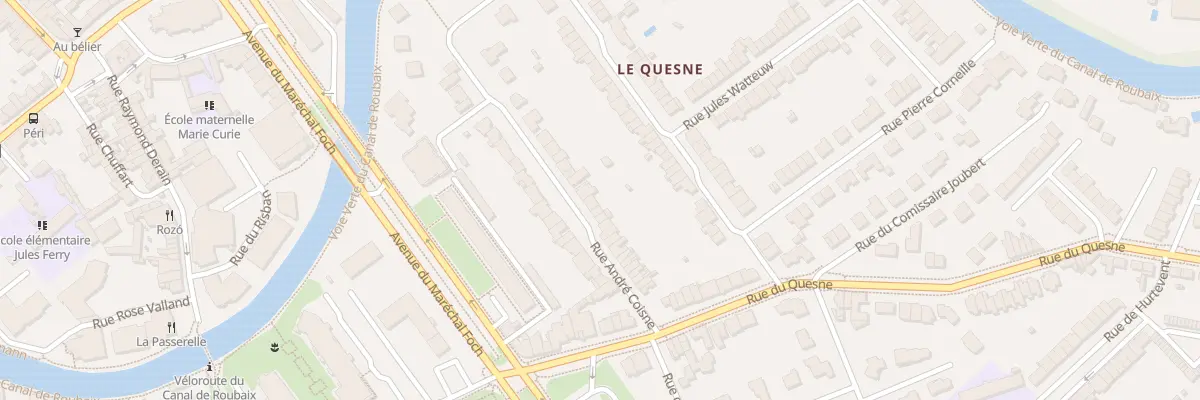 Plan du 24 Rue André Coisne à Marcq-en-Barœul