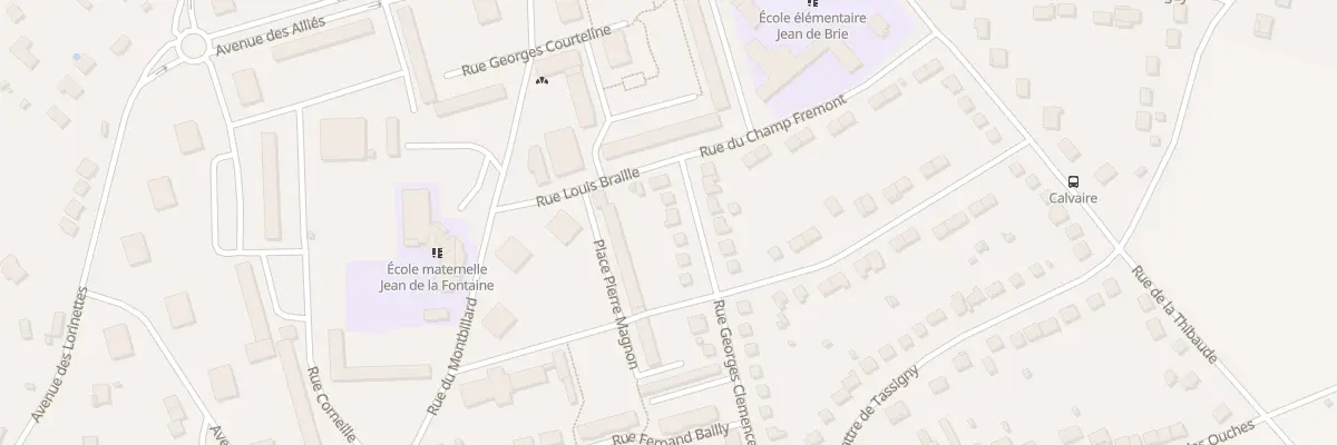 Plan du 19 Rue Georges Clémenceau à Coulommiers