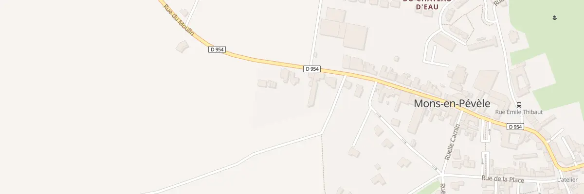 Plan du 467 Rue du Moulin à Mons-en-Pévèle