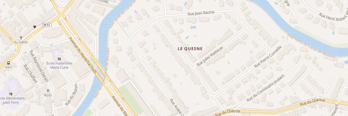 Plan du 37 Rue de la Cense à l’Eau à Marcq-en-Barœul