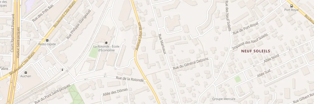 Plan du 44B Rue Marivaux à Clermont-Ferrand