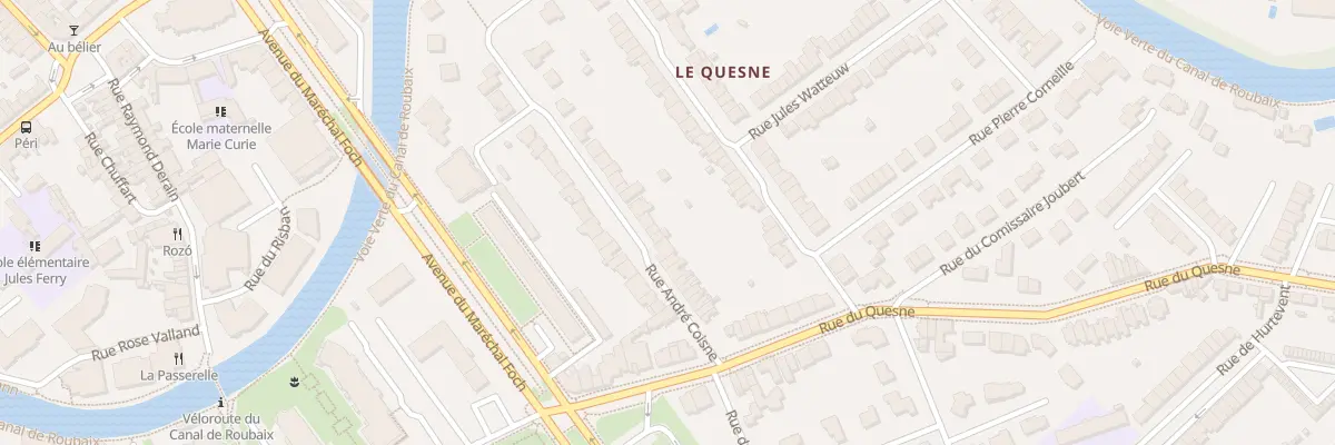Plan du 22 Rue André Coisne à Marcq-en-Barœul