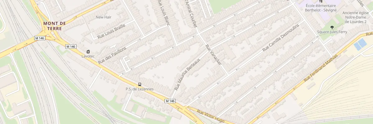 Plan du 80 Rue Maurice Berteaux à Lille