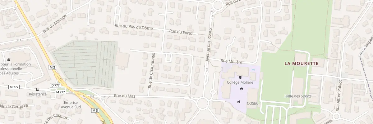 Plan du 8 Rue du Livradois à Beaumont