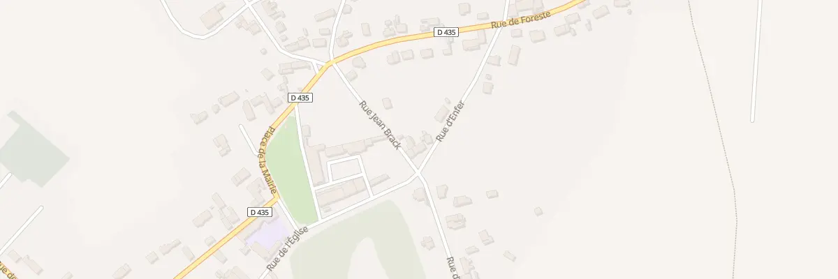 Plan du 8 Rue d’Enfer à Villers-Saint-Christophe