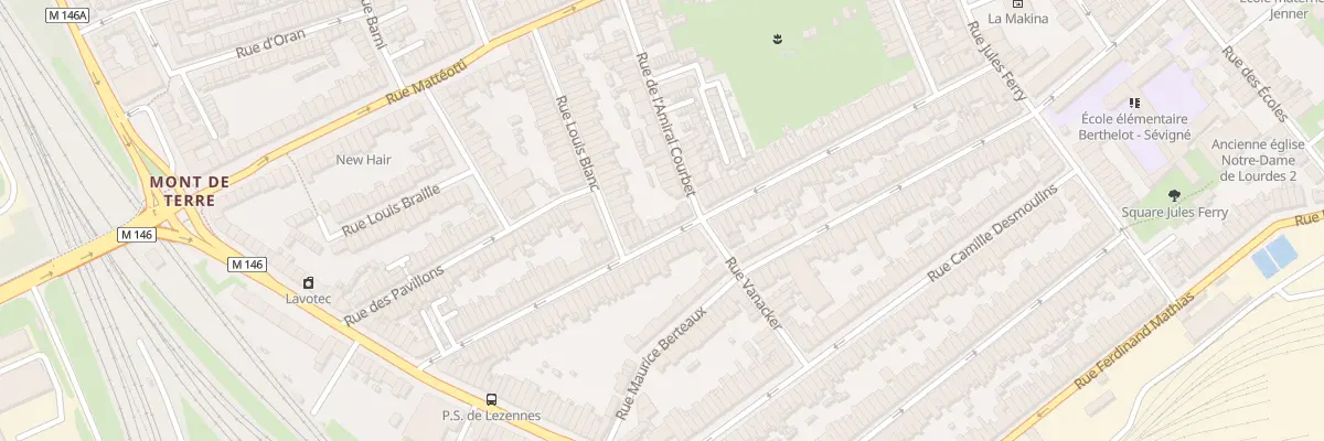 Plan du 67 Rue J J Rousseau Hellemmes à Lille
