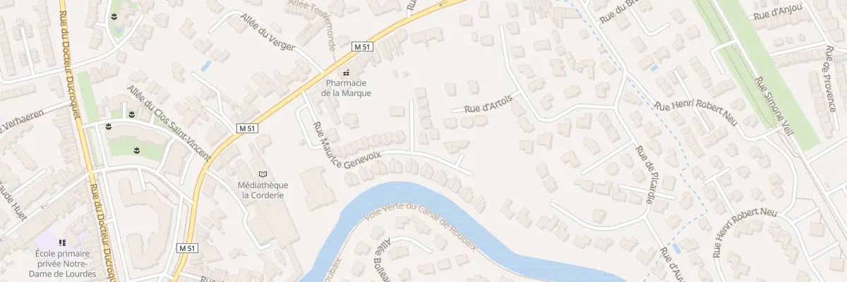 Plan du 35 Rue Maurice Genevoix à Marcq-en-Barœul