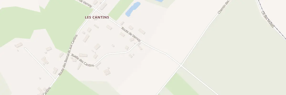 Plan du 210 Les Cantins à Domats