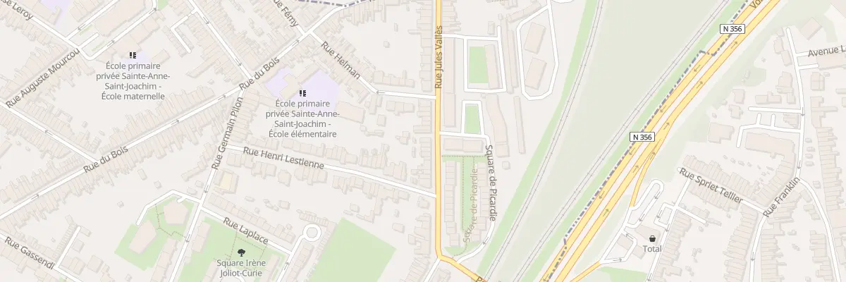 Plan du 31 Rue Jules Vallès à Lille