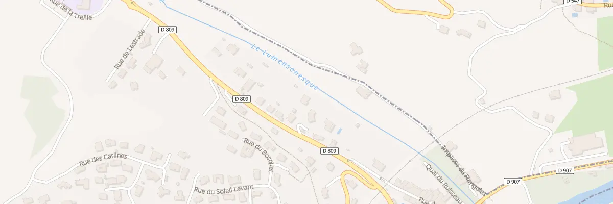 Plan du 4 Rue de la Brézègue à Aguessac