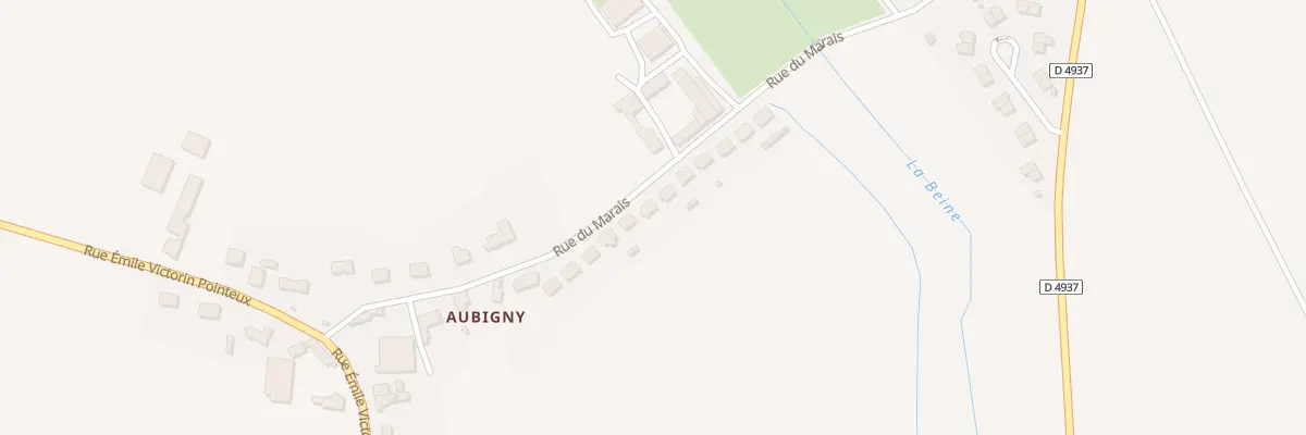 Plan du 218 Rue du Marais à Brouchy