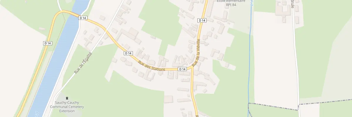 Plan du 6B Rue des Stations à Sauchy-Cauchy