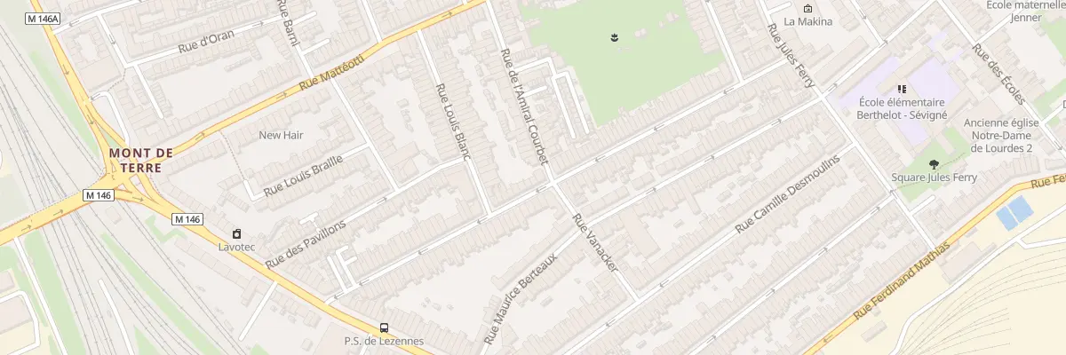 Plan du 71 Rue J J Rousseau Hellemmes à Lille