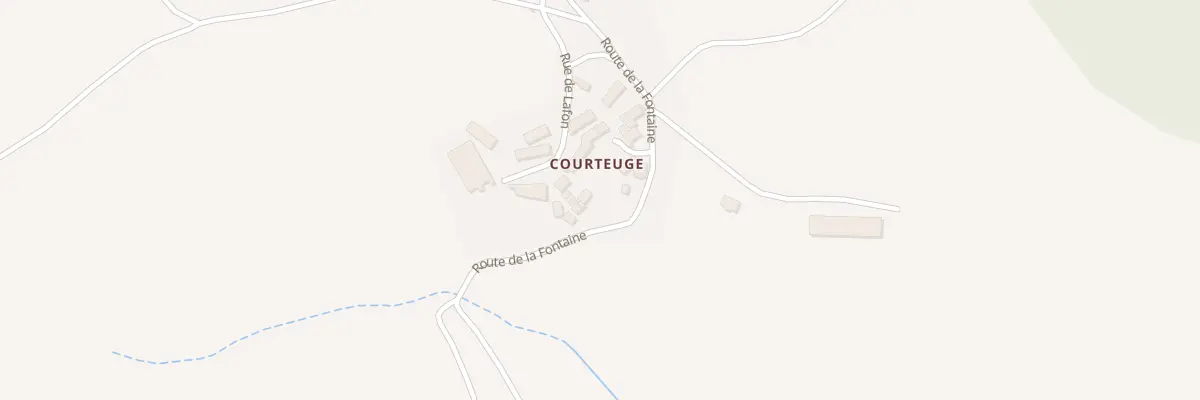 Plan du 5035 Courteuge à Leyvaux