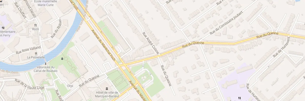 Plan du 61 Rue du Quesne à Marcq-en-Barœul