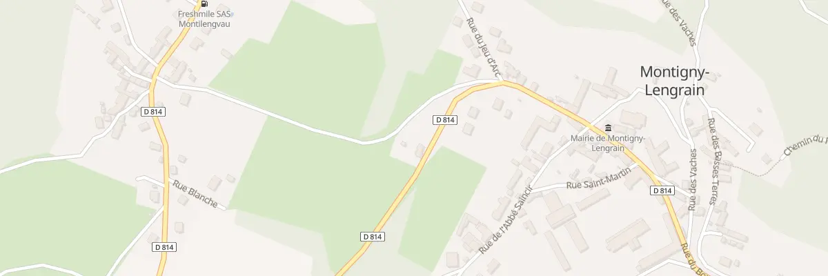Plan du 1 Rue de la Montagne à Montigny-Lengrain