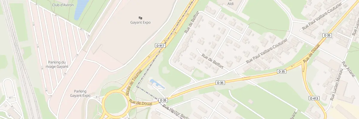 Plan du 61 Rue de Belfort à Waziers