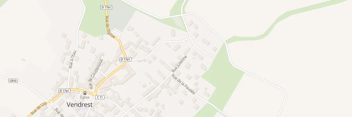 Plan du 24 Rue de la Julienne à Vendrest