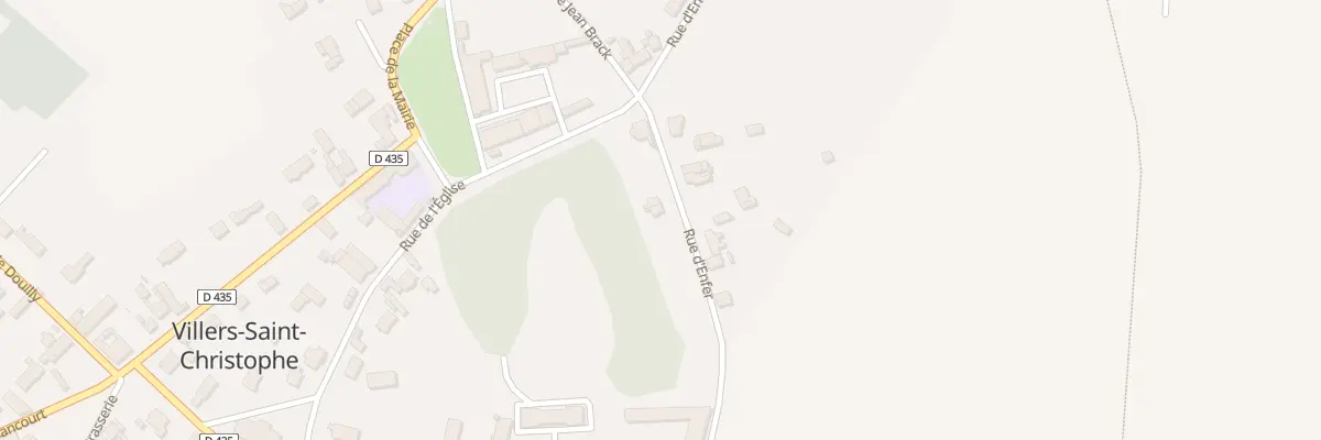 Plan du 14 Rue d’Enfer à Villers-Saint-Christophe