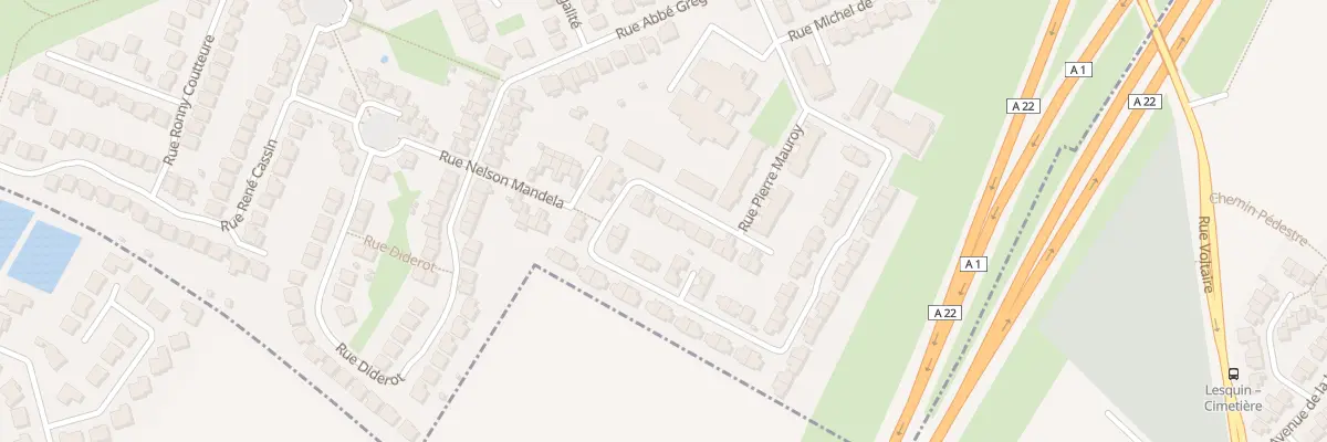 Plan du 36 Rue Pierre Mauroy à Ronchin