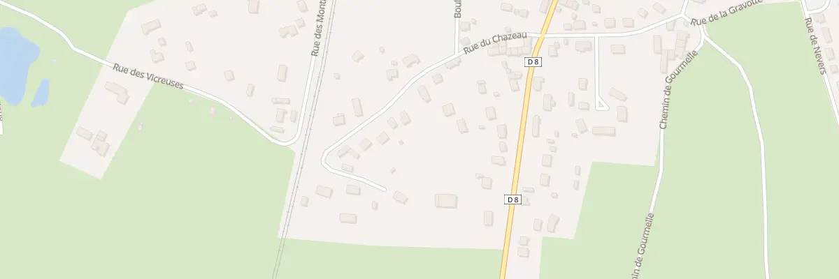 Plan du 199 Rue du Chazeau à Pougues-les-Eaux