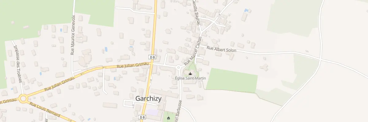 Plan du 9 Rue Marcel Cachin à Garchizy