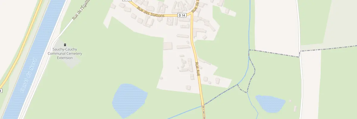Plan du 6 Rue Avé à Sauchy-Cauchy