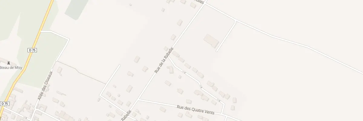 Plan du 2 Lot de la Rabelle à Misy-sur-Yonne