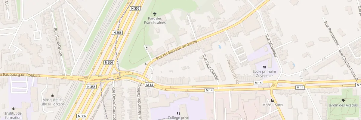Plan du 26 Rue du Général De Gaulle à Mons-en-Barœul