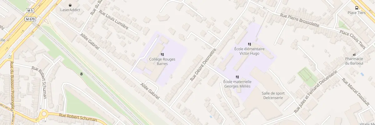 Plan du 30 Rue Désiré Desmettre à Marcq-en-Barœul